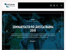 Tablet Screenshot of lansteatrarna.se